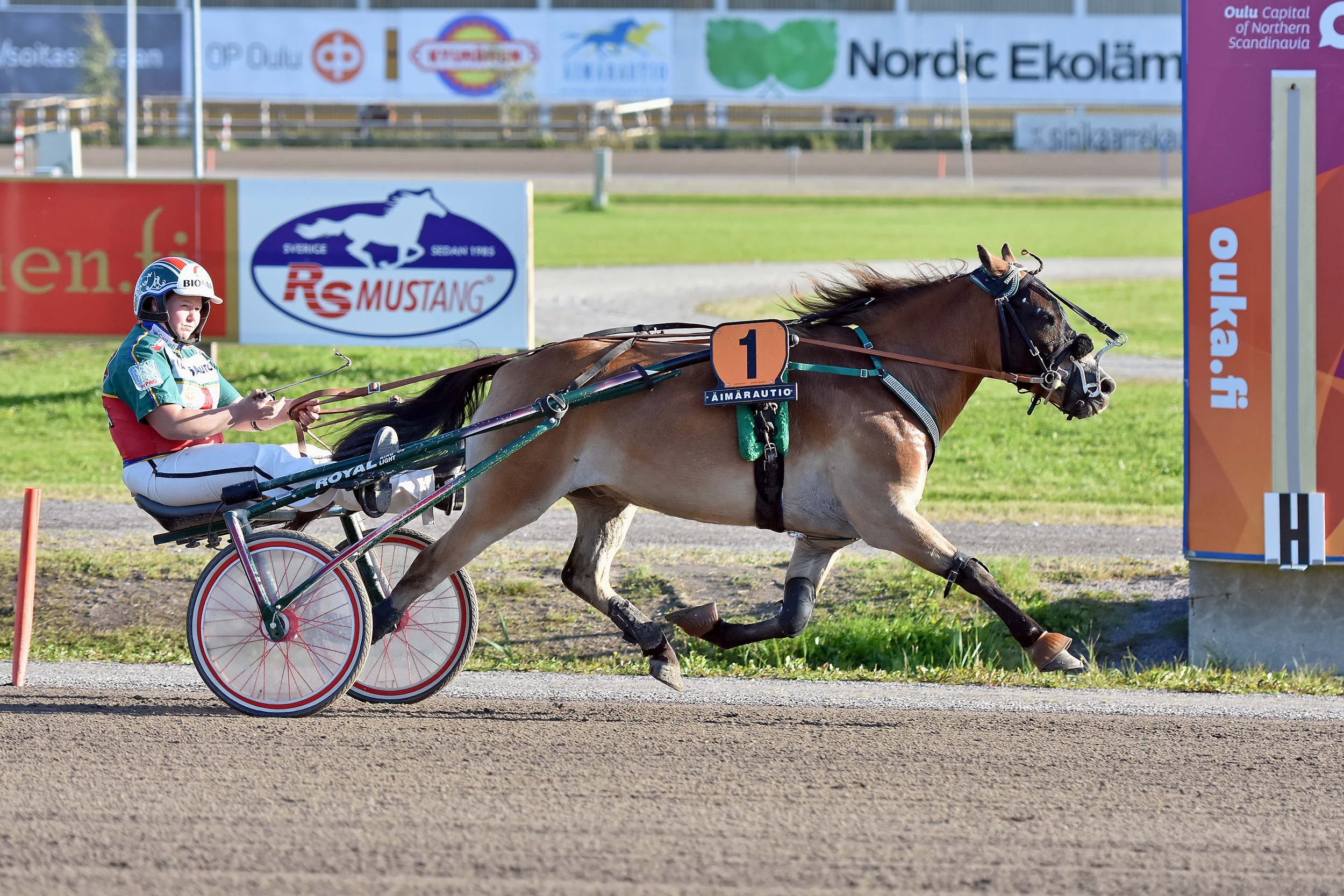 Vuoden nopein B-poni Eragon. Aika 1.43.3. Omistaja ja valmentaja Eveliina Hietanen, kasvattaja Isabelle Anderson. Kuva: Hippos / Mia Mäki-Maunus.