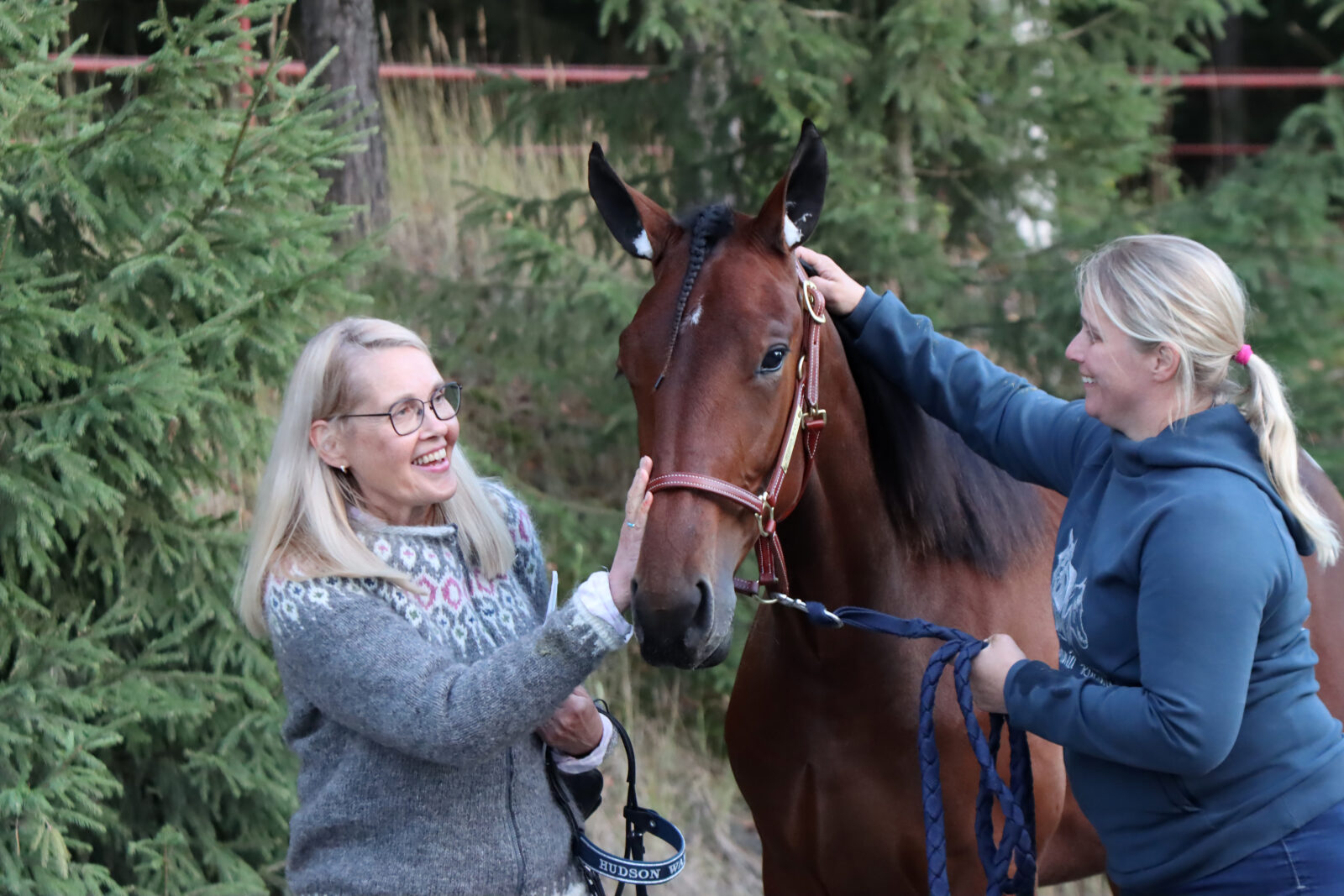 Kuvassa Anne Siljamäki, Hudson Wania ja Riina Rekilä.