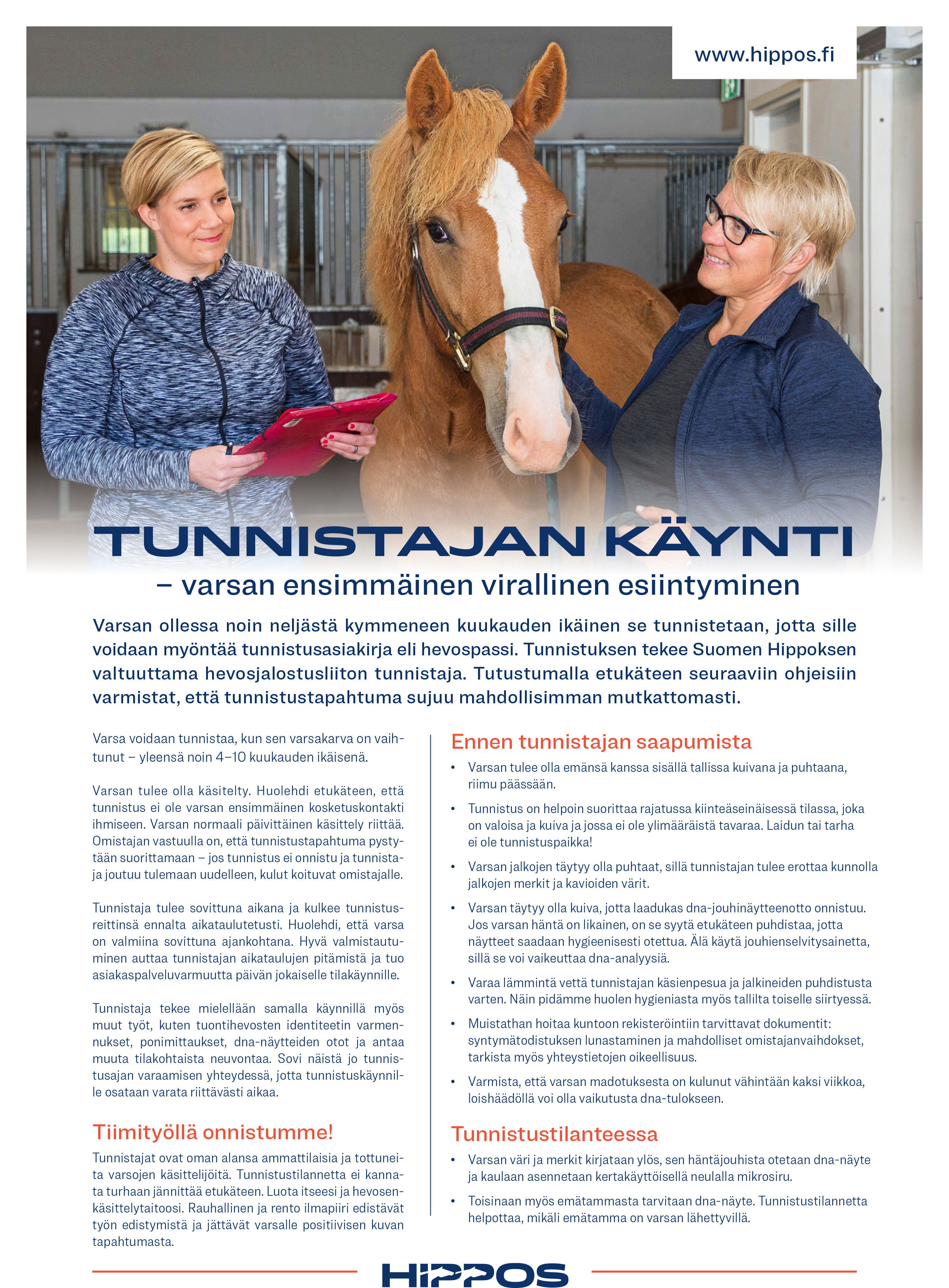 Kuvassa infotietoa tunnistustilanteesta