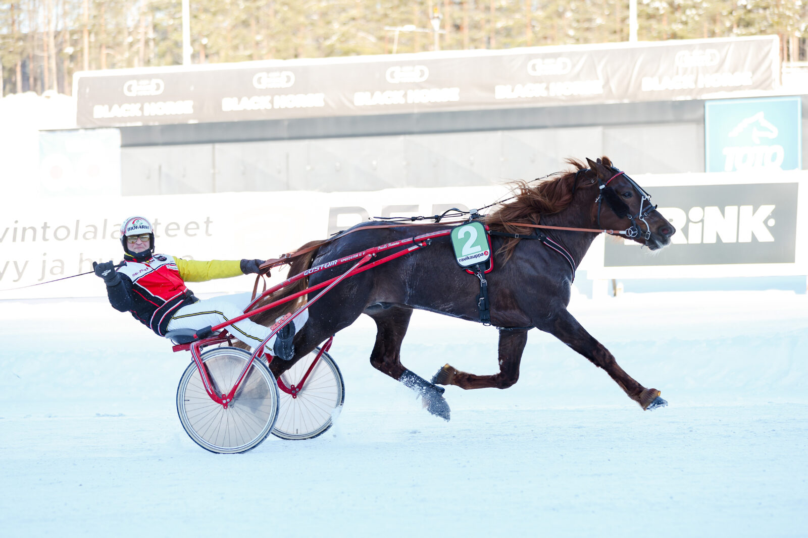 Henri Bollström tuulettaa divisioonavoittoa Matteus Kevättömän rattailla